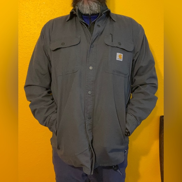 Carhartt Other - Carhartt fleece lined jack shirt